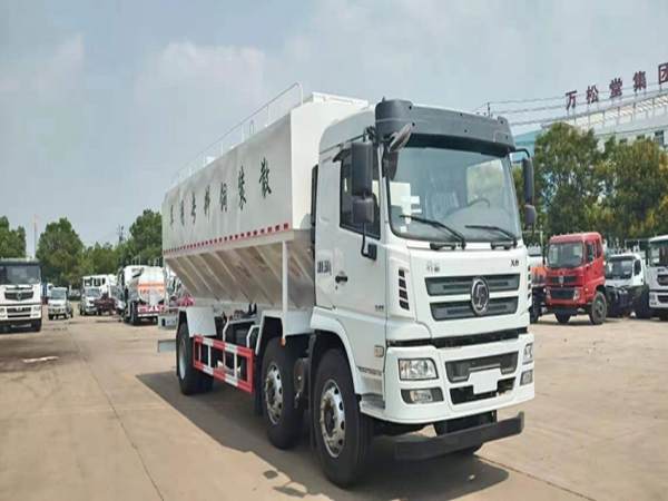 国六陕汽轩德（15吨）小三轴散装饲料运输车